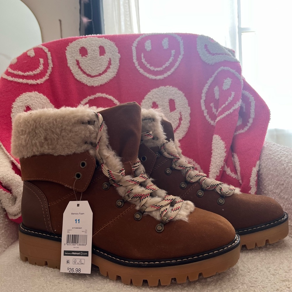 Brown Fur-Lined Boots